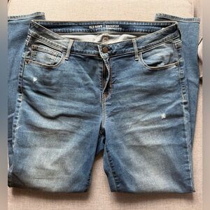 Old Navy Women's Light Blue Skinny Rockstar Jeans